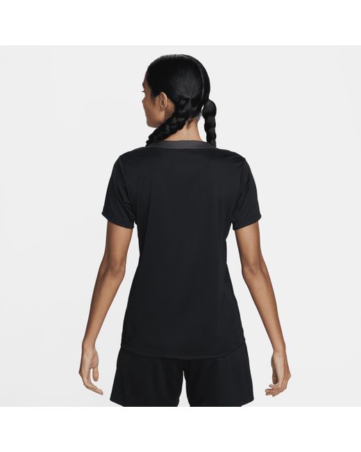 Nike Black Strike Dri-Fit Short-Sleeve Soccer Top