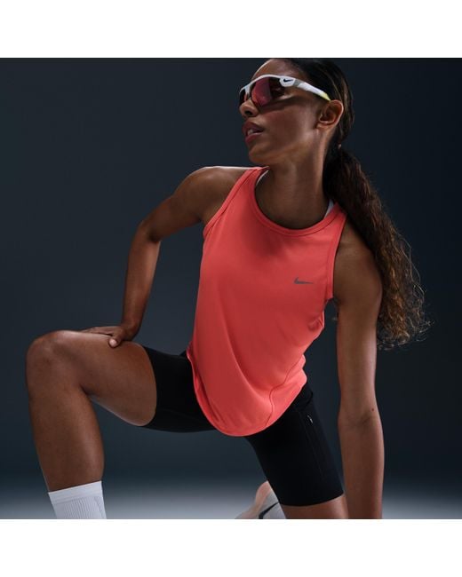 Nike Red Tempo Dri-Fit Running Tank Top