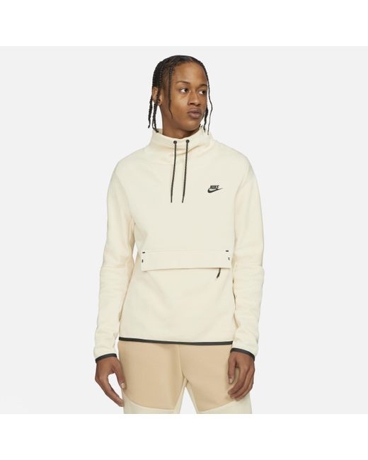 Maglia con collo a imbuto e manica lunga Sportswear Tech Fleece da Uomo di  Nike in Marrone | Lyst