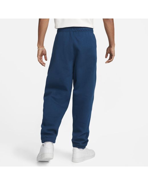 Nike Solo Swoosh Fleece Pants in Blue for Men