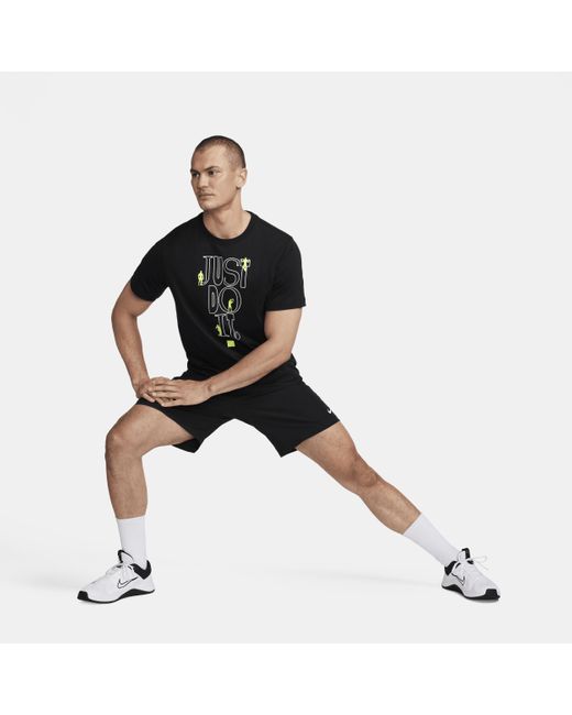 Nike Fitness T-shirt Met Graphic in het Black voor heren