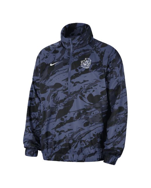 Nike Blue Michigan Windrunner College Anorak Jacket for men
