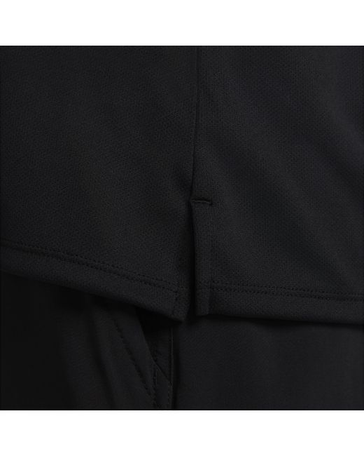 Nike Black Miler Dri-Fit Uv Long-Sleeve Running Top for men