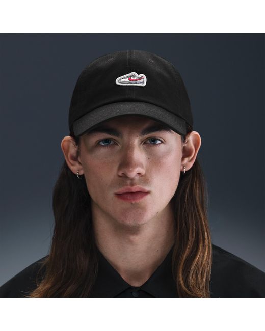 Nike Black Club Unstructured Cortez Patch Cap