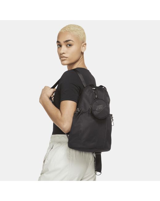 Nike Black Sportswear Futura Luxe Mini Backpack