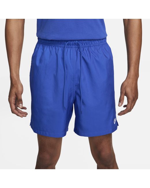 Nike Blue Club Woven Flow Shorts for men
