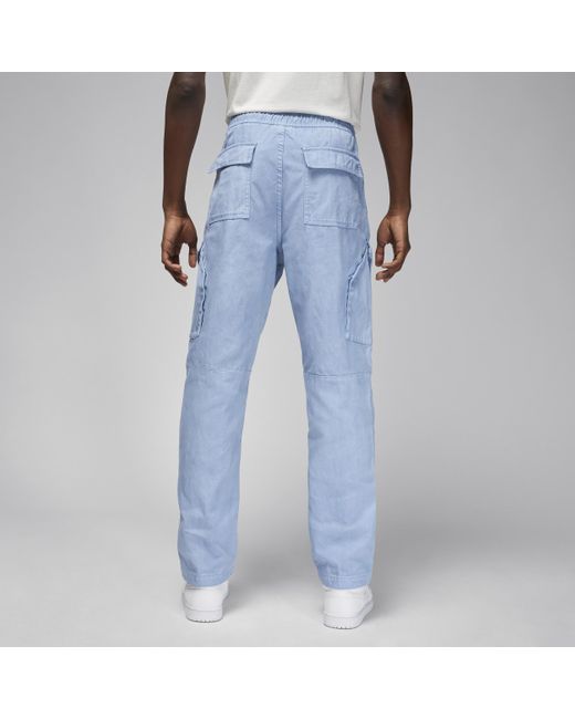 Nike Blue Essentials Washed Chicago Pants for men