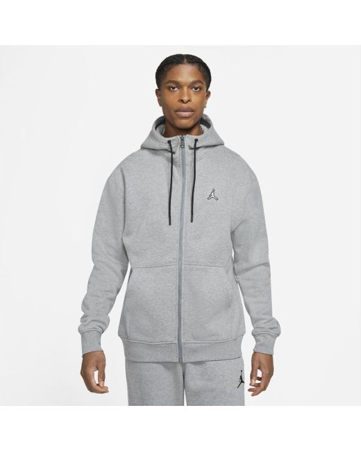 Nike Essential Fleece Full-zip Hoodie in Carbon Heather (Gray) for Men -  Save 39% | Lyst