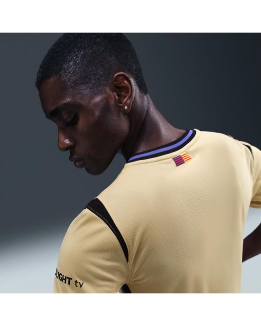 Nike Blue F.C. Barcelona 2025/26 Stadium Away Kobe Dri-Fit Football Replica Shirt for men