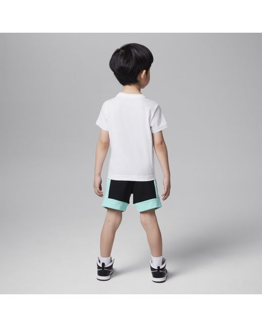 Nike Gray Jordan Galaxy Toddler French Terry Shorts Set Polyester for men
