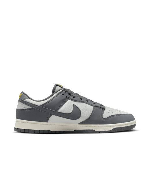 Nike Gray Dunk Low Next Nature Shoes Leather for men