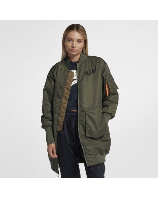 Nike Sportswear Nsw Parka in Green | Lyst UK