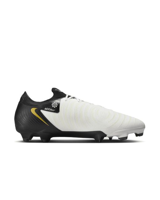 Nike White Phantom Gx 2 Pro Fg Low-top Soccer Cleats