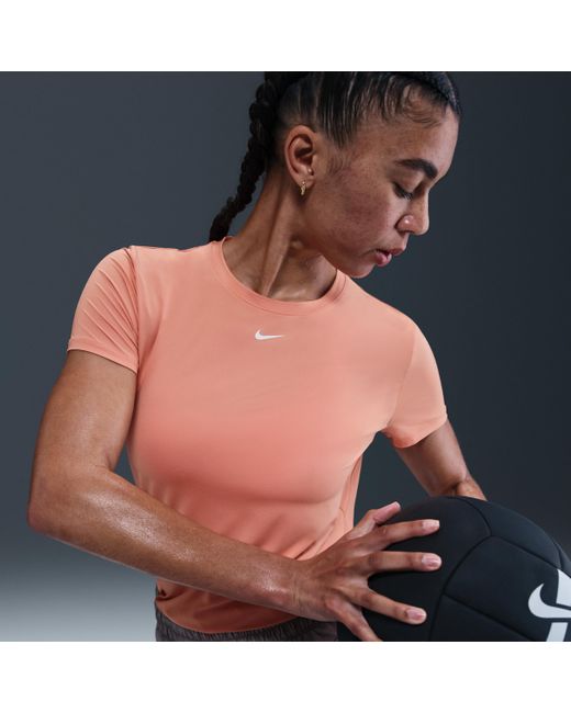Nike Blue One Classic Dri-Fit Short-Sleeve Top