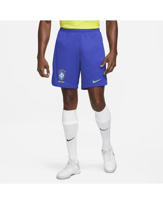 Nike Brazil 2022/23 Stadium Home Dri-fit Football Shorts in Blue for ...