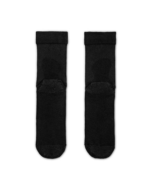 Nike Black Run Wool Running Micro-Crew Socks (1 Pair)