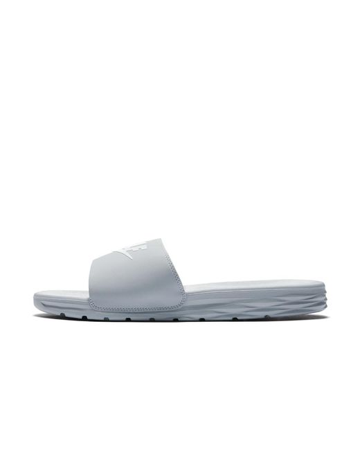 Nike Gray Benassi Solarsoft 2 Golf Slides (wolf Grey, 13.0 D(m) Us) for men
