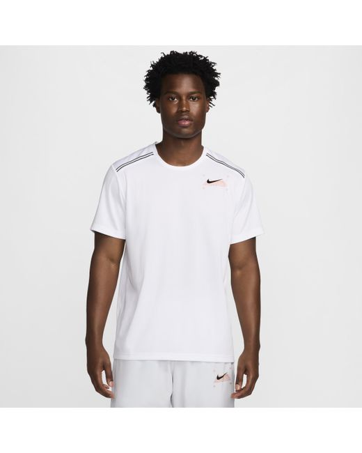nike miler running top mens