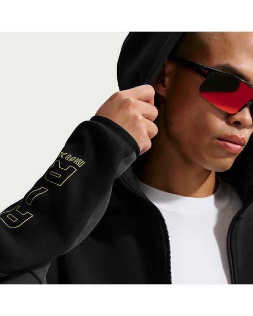 Nike Black Tech Fleece Full-Zip Windrunner Jacket for men