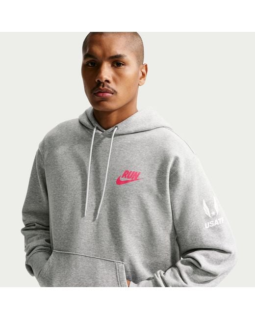 Nike Gray 2025 Nxn Running Hoodie for men