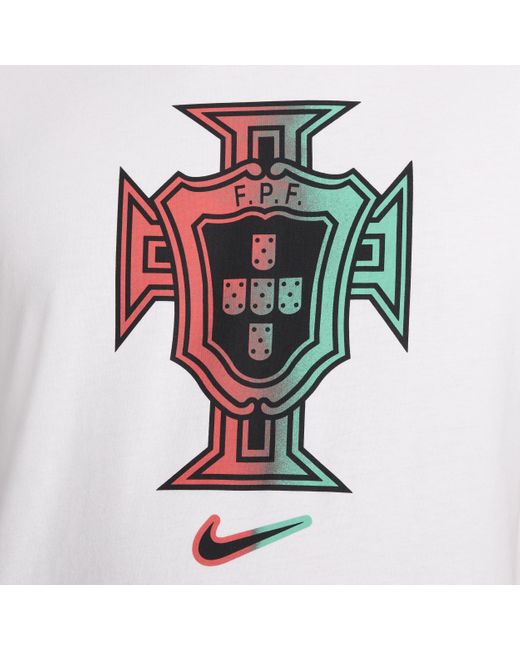 Nike White Portugal Football T-shirt for men