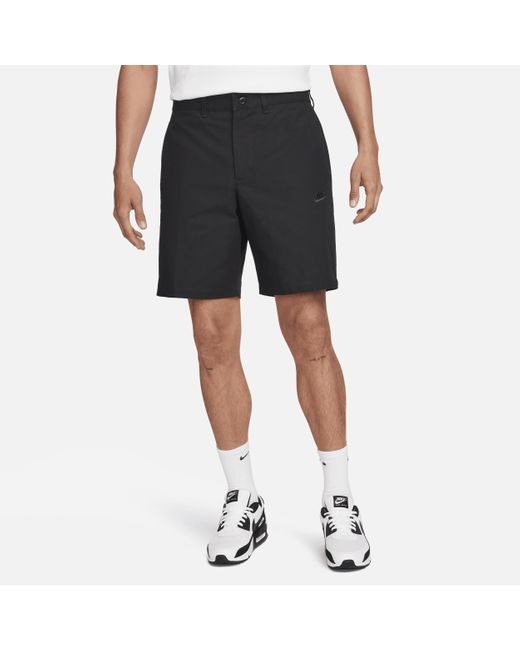 Shorts chino club di Nike in Black da Uomo