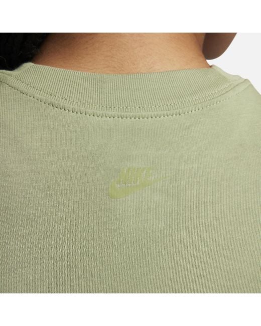 Nike Green Sportswear Heritage Boxy Tee