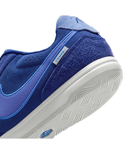 Nike Blue Tiempo Streetgato Prm Indoor/Court Low-Top Soccer Shoes for men