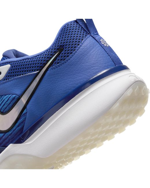 Nike Blue Air Zoom Diamond Elite Turf Baseball Shoes for men
