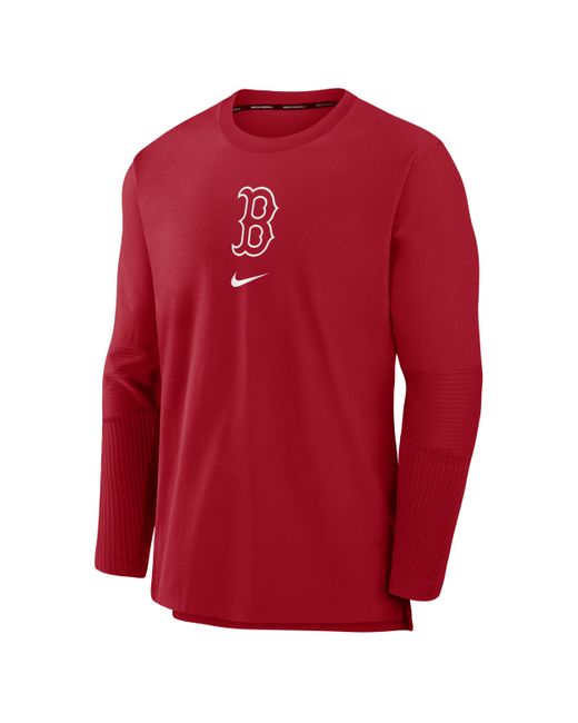 Nike Boston Red Sox Authentic Collection Player Dri-fit Mlb Pullover Jacket for men