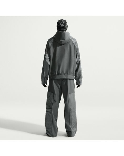 Nike Gray Tech Dri-Fit Shori Knit Utility Pants for men