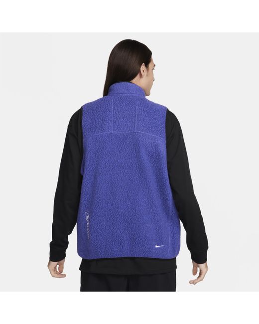 Nike Blue Acg 'arctic Wolf' Gilet Polyester for men