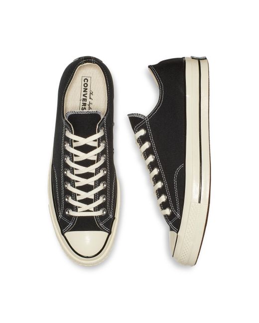 Converse Black Chuck 70 Low Top Shoes for men