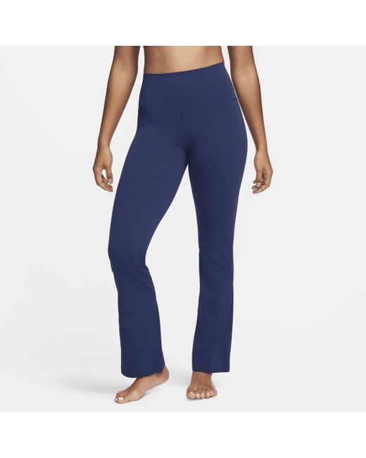 Nike Yoga Drifit Luxe Flared Pants in Blue Lyst