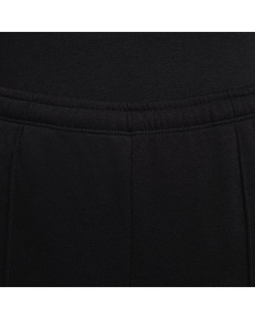 Nike Black Sportswear Chill Terry Slim High-waisted French Terry Sweatpants