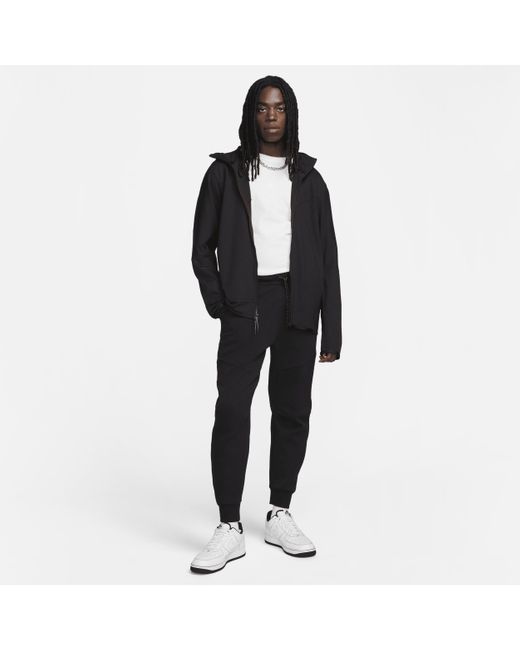 Nike Sportswear Tech Fleece Lightweight Full-zip Hoodie Sweatshirt in Black  for Men | Lyst