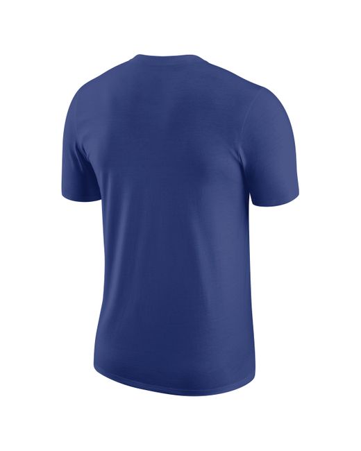 Nike Blue Golden State Warriors Essential Nba T-shirt Cotton for men
