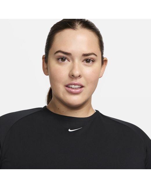 Maglia corta a manica lunga dri-fit pro 365 di Nike in Black