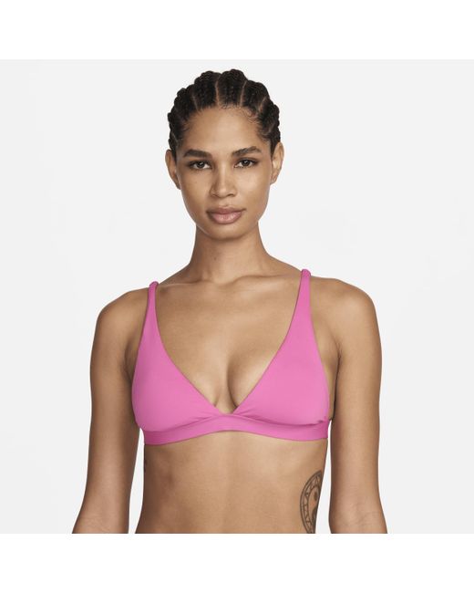 Nike Pink Swim Essential Bikini Bralette
