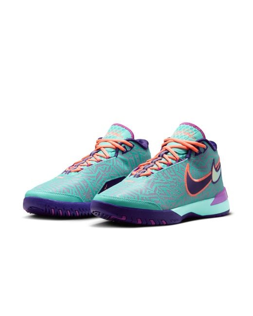 Nike Blue Lebron Nxxt Genisus Basketball Shoes for men