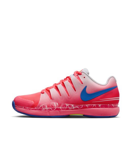 Nike Pink Court Air Zoom Vapor 9.5 Tour Tennis Shoes for men