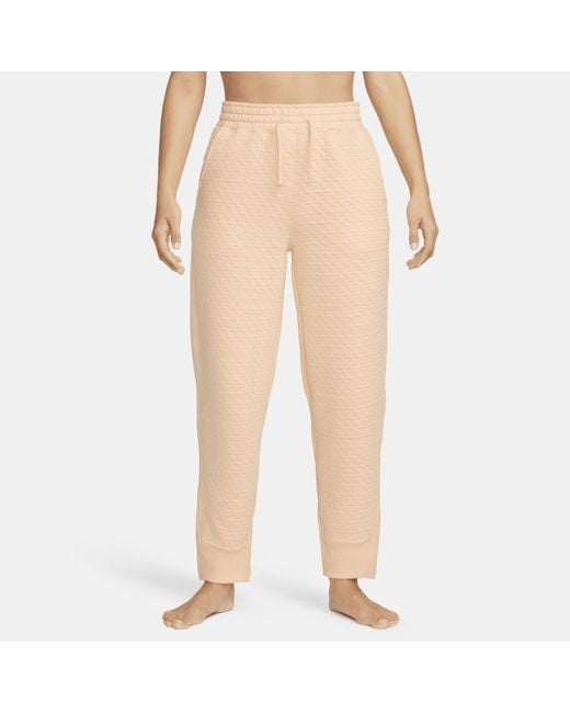 Nike Natural Yoga Therma-fit Oversized High-waisted Trousers 50% Recycled Polyester