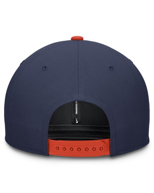 Nike Blue Houston Astros City Connect Pro Dri-fit Mlb Adjustable Hat for men