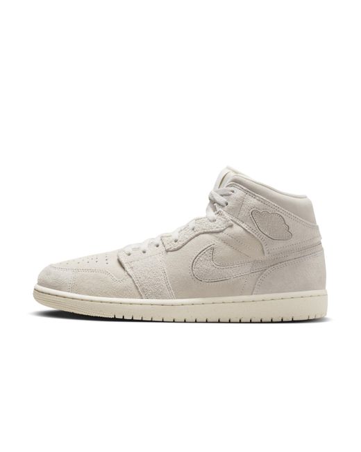 Nike Gray Air 1 Mid Se Craft Shoes for men