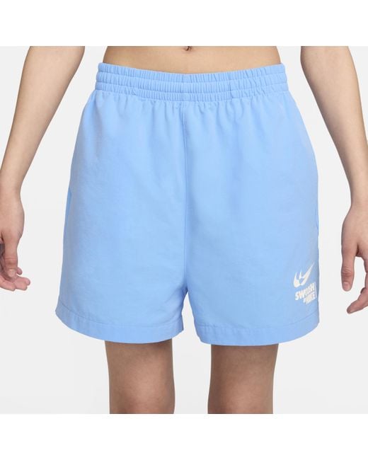 Nike Sportswear Geweven Shorts in het Blue