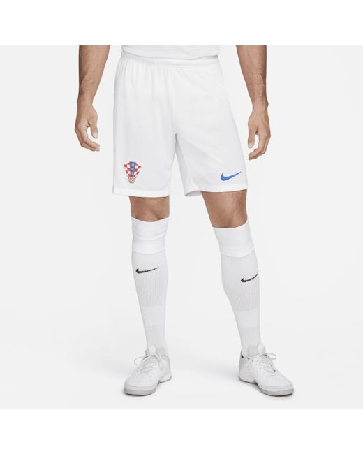 Nike Croatia 2022/23 Stadium Home Dri-fit Football Shorts in White for ...