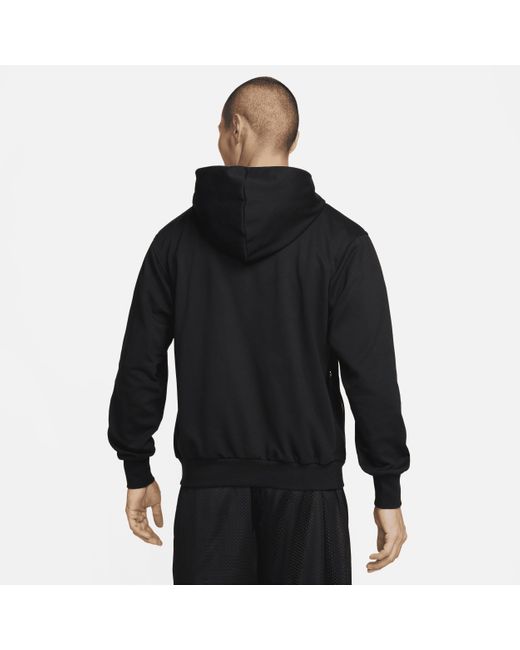 Nike Black Standard Issue Dri-fit Baseball Pullover Hoodie for men