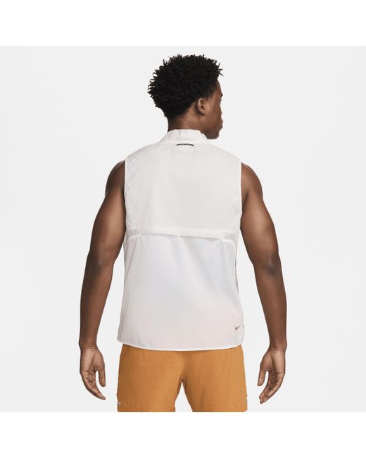 Smanicato da running trail aireez di Nike in White da Uomo