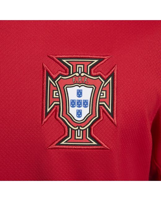 Nike Red Portugal 2024 Stadium Home Jersey Portugal 2024 Stadium Home Jersey for men
