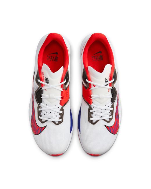 Nike White Zoom Rival Fly 4 Road Racing Shoes for men